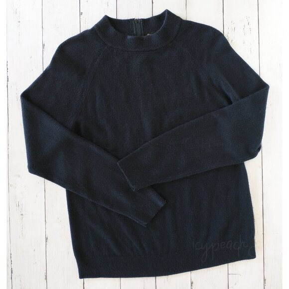 Designers Originals Sweater Medium Black Mock Neck Vintage Minimalist Lagenlook - Picture 13 of 14